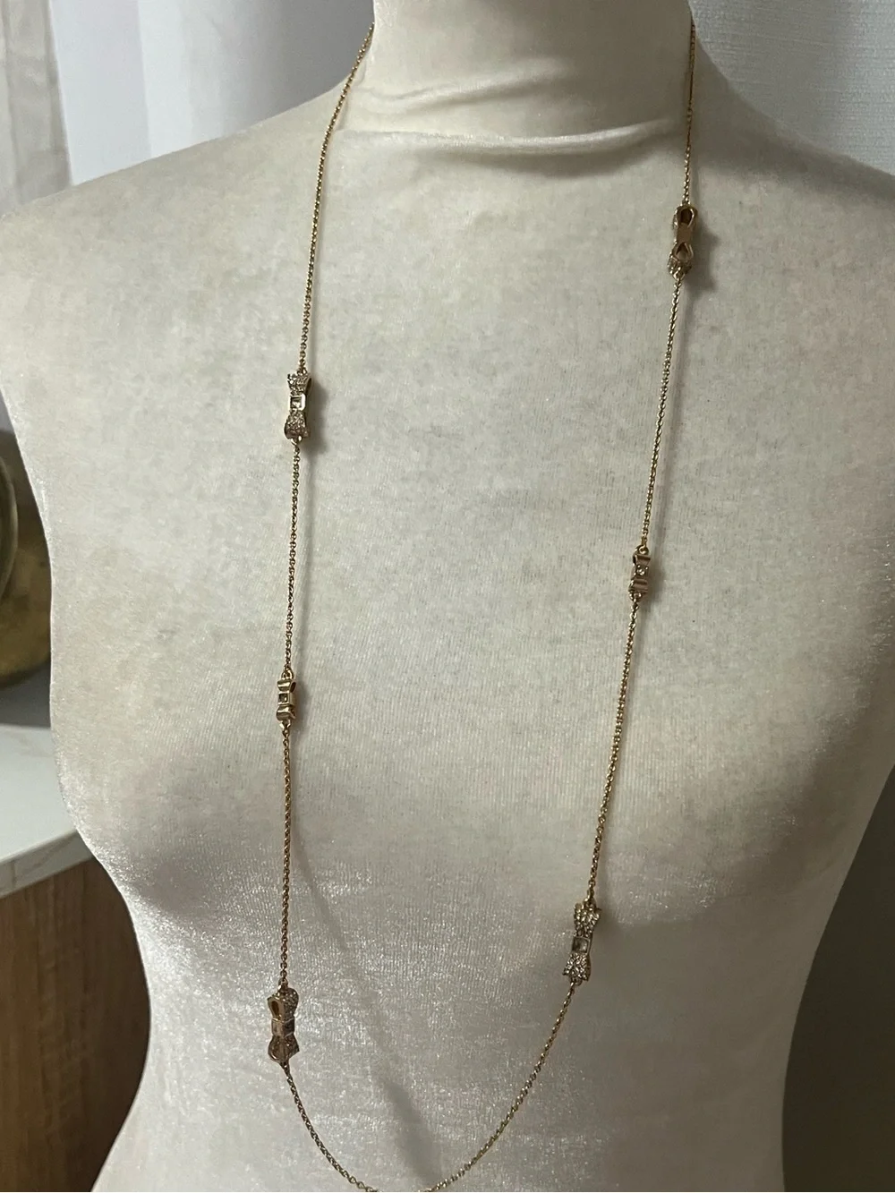 kate spade Long Gold Station Necklace